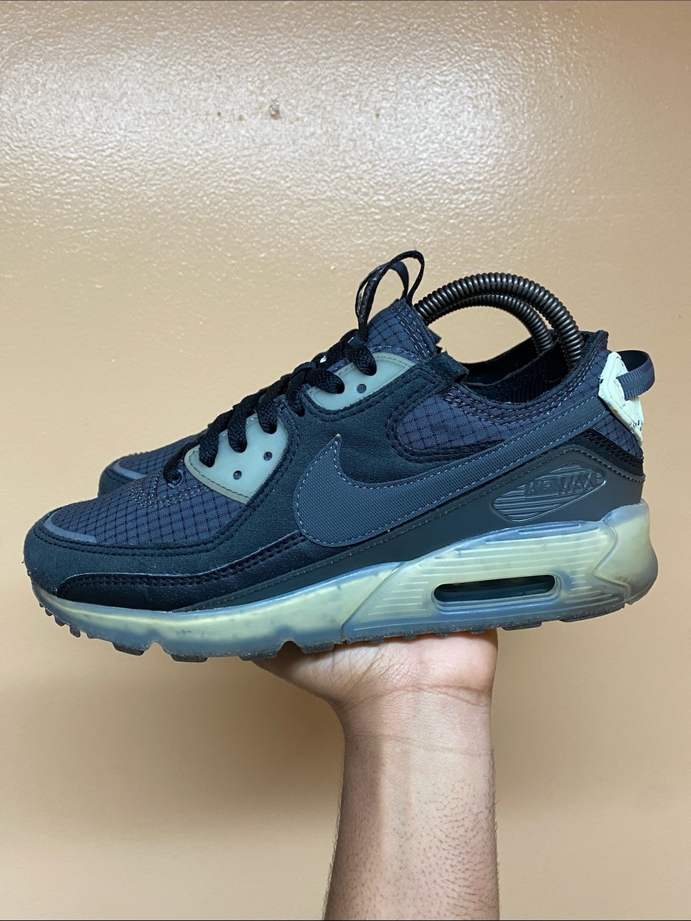 Nike Air Max Terrascape 90 “Black Lime Ice” Size 7 Mens  8.5 Women’s DH2973-001 - Picture 3 of 17